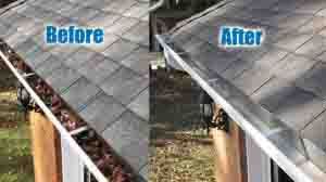 gutter cleaning spring cleanup